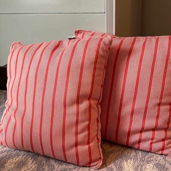 Accents Custom Outdoor Decorative Pillows 2 With Inserts Sunbrella